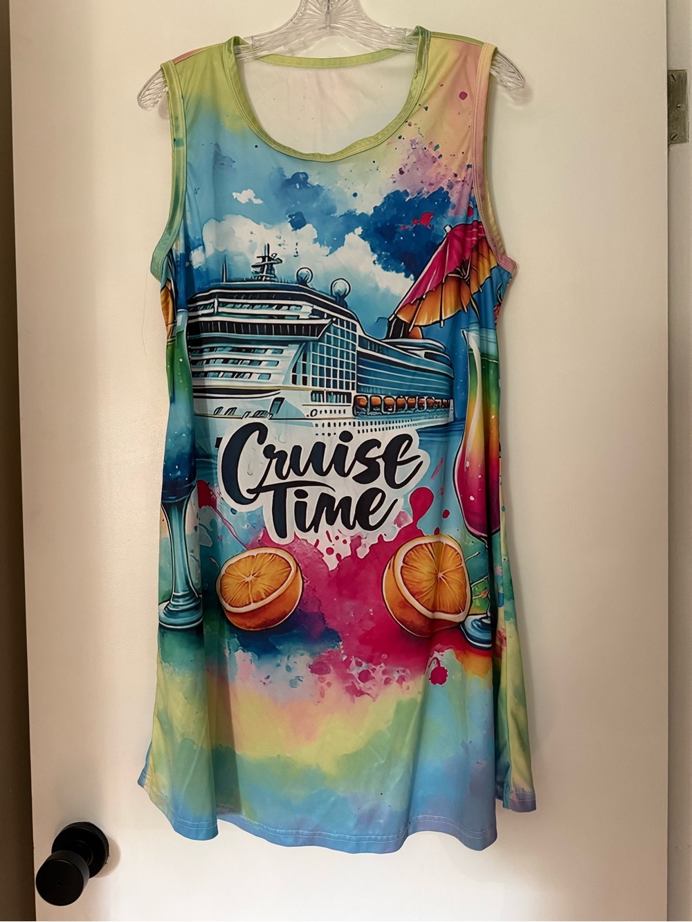 Set of 4 Colorful Sleeveless Sundresses